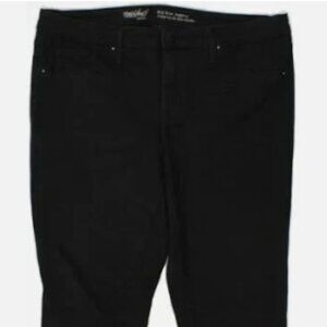 Mossimo Black Jeggings Women's Mid Rise Size 12/31S Jeans Stretch Black Denim